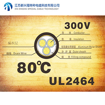 UL2464多芯屏蔽电子线 美标UL认证电子线